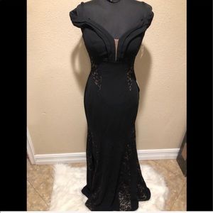 Black formal gown